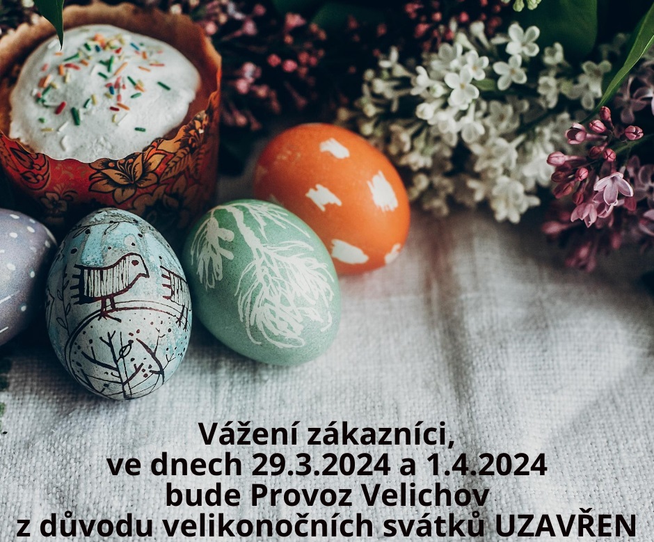 Uzavření během Velikonoc